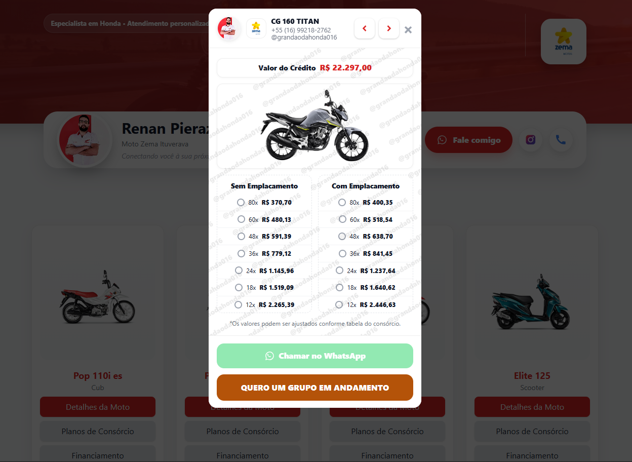 Catálogo mais organizado